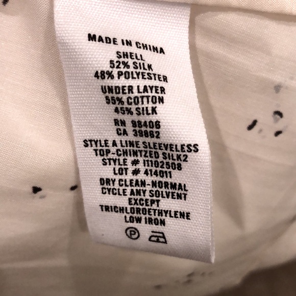 Theory A-line Silk Blend Sleeveless Top With Sheer Overlay NWT Elegant! - Picture 7 of 7